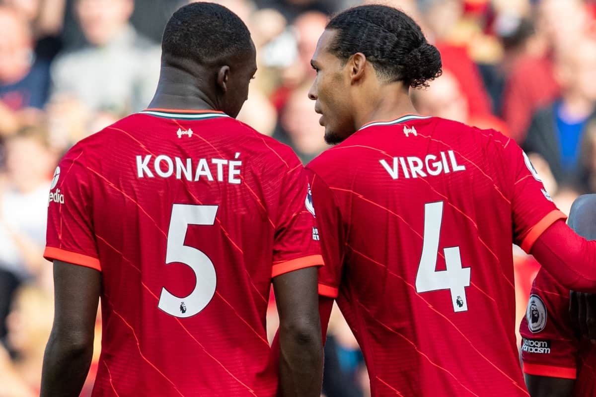 The Van Dijk stat that had Ibrahima Konate needing to "improve positioning” - Liverpool FC - This Is Anfield