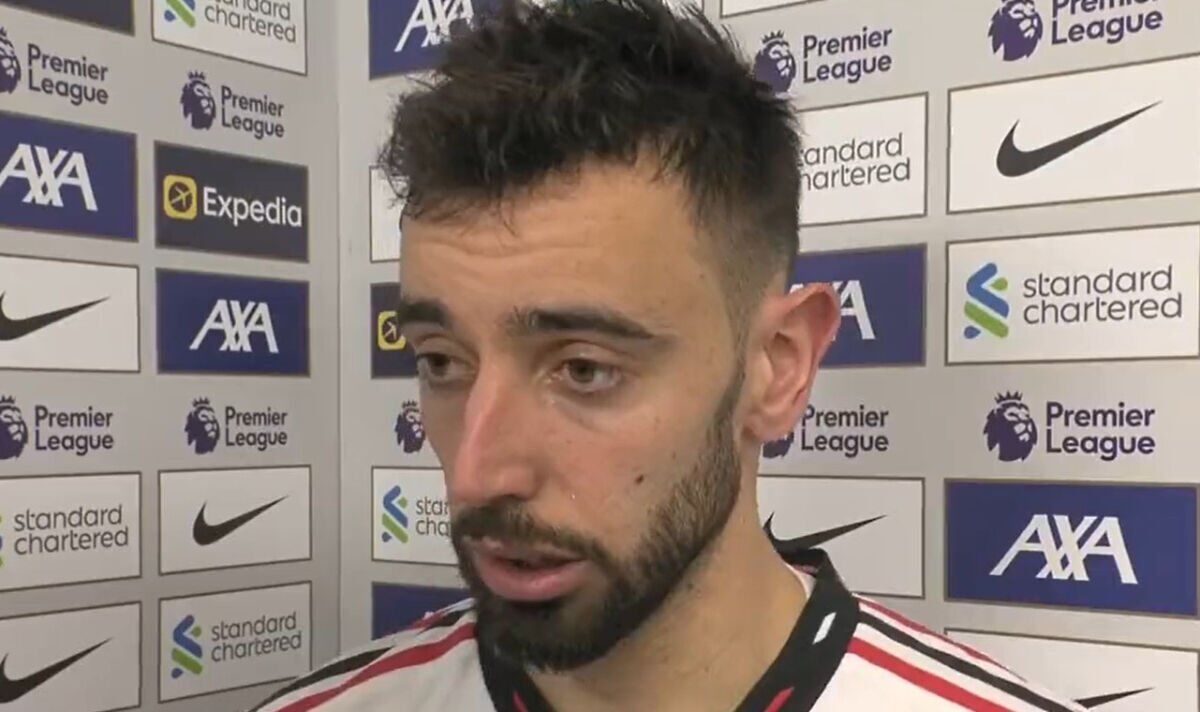 Bruno Fernandes speaks out after Liverpool loss and Man Utd icons called him a 'disgrace' | Football | Sport | Express.co.uk
