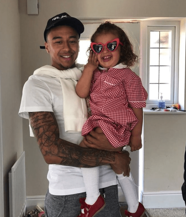 Jesse Lingard of Manchester United celebrates his daughter Hope's 3rd birthday | Futball News